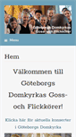 Mobile Screenshot of musikidomkyrkan.se